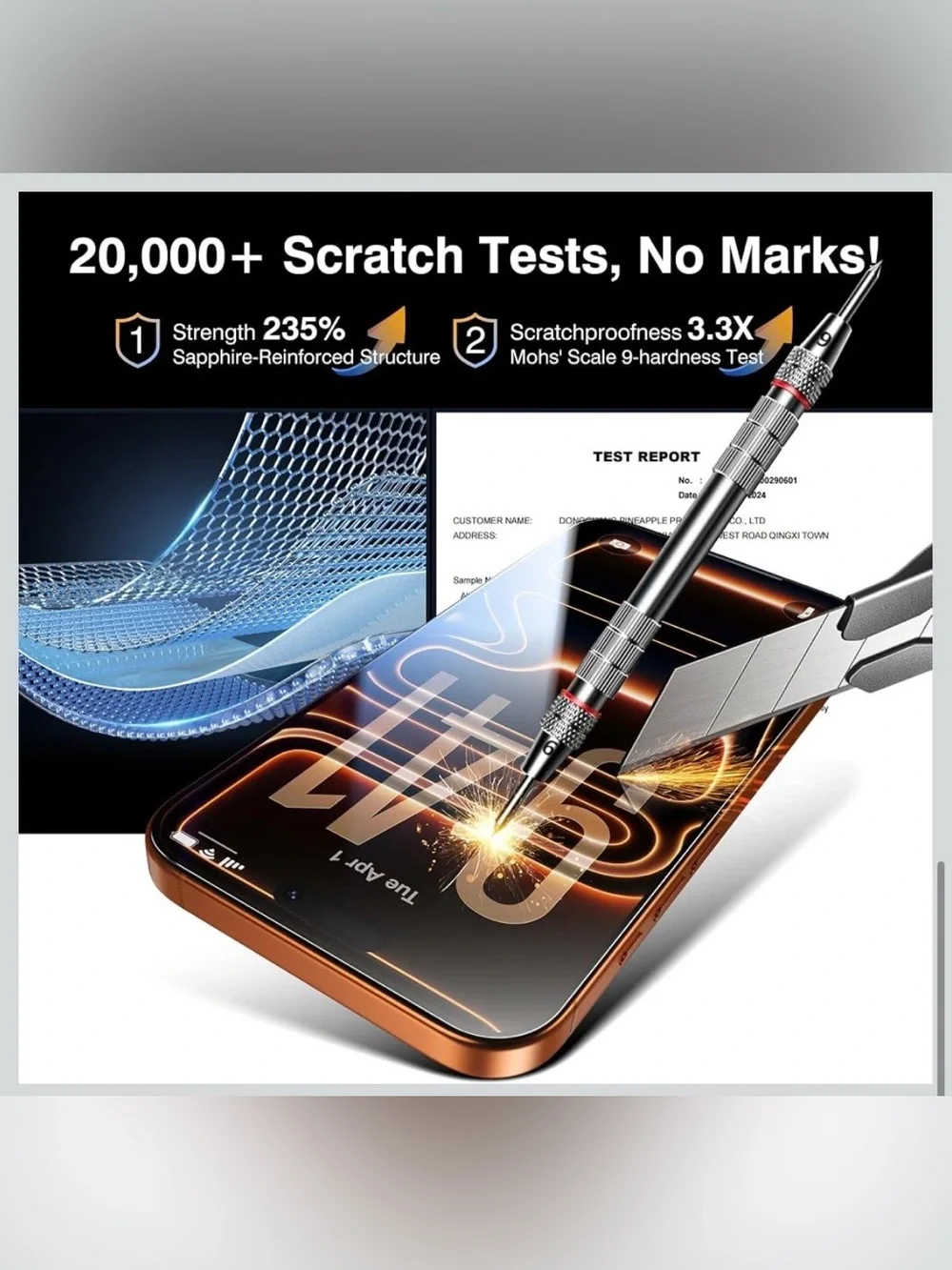 4-Pack Screen Protector for iPhone 17 Pro 6.3 inch Transparent HD